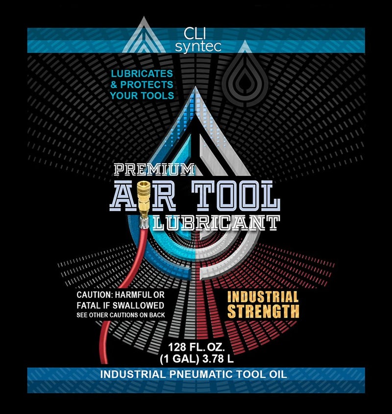 CLIsyntec Premium Air Tool Lubricant - 128 FL. OZ. (1 Gallon) Industrial Pneumatic Tool Oil - Image 3